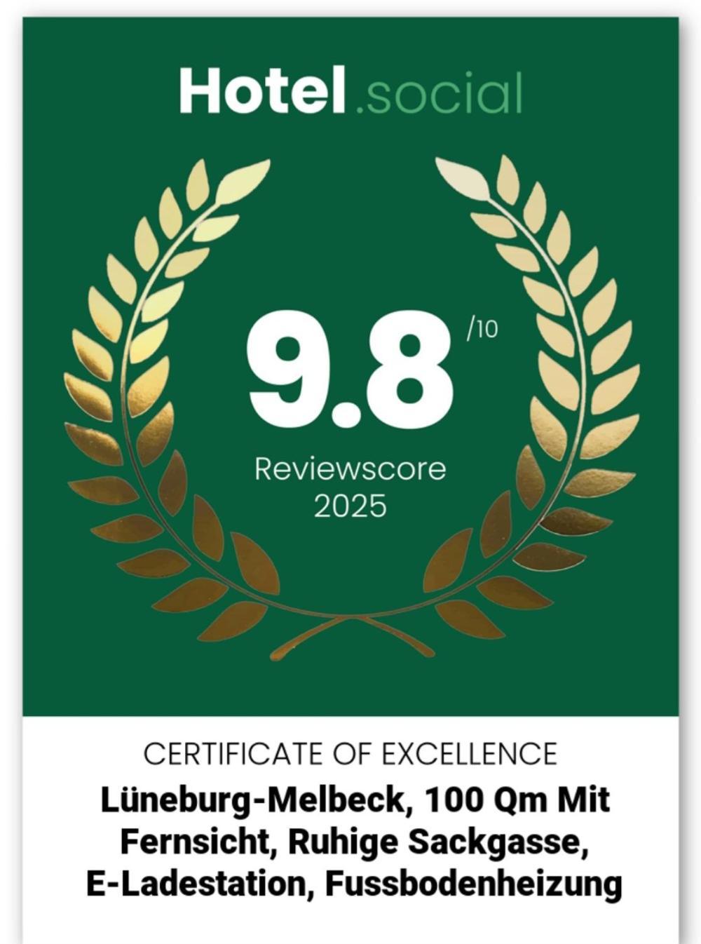 Lüneburg-Melbeck, 100 qm mit Fernsicht, ruhige Sackgasse Exterior foto